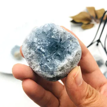 1 BUC Aleatoare Prime Naturale Albastru Celestite Cristal de Cuarț Cluster Pietre de Vindecare Specimen Decor Acasă Meserii Ornament Druzy Geode