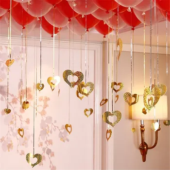 100buc/lot Inimă Roșie cu Laser Paiete Ploaie Balon Pandantiv Romantic Sala de Nunta Petrecere de Ziua Decor Baloane Accesorii