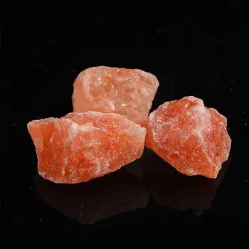 100g de Portocale Sare Cristal Mineral Pentru Decor Acasă Pește Piatră de Reparații de Vindecare Specimen Ornament