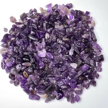100g naturale ametist piatra de cristal rostogolit piatra de cristal de vindecare pietriș