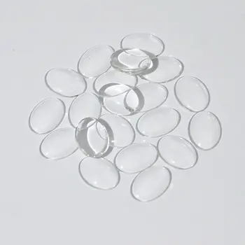 10buc Clar de Sticlă Oval Cabochons Dom Transparent pentru a Face Bijuterii DIY Constatările 13x18mm/18x25mm/0x30mm/30x40mm