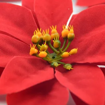 14 Cm de Catifea Flori Artificiale Flori de Mătase Plivitul Crăciun Decorare Anul Nou Decorare Scrapbooking Pom de Crăciun DIY