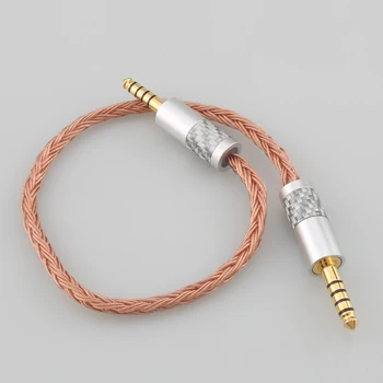 16 Core 99% 7N OCC Casti Cablu 4.4 mm Echilibrat de sex Masculin la 4.4 mm Echilibrat de sex Masculin Adaptor Audio