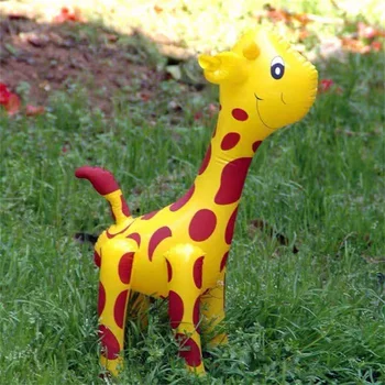 1buc PVC Girafa Balon Gonflabil 55x30cm Cerb Design în Formă de Balon Jucărie Petrecere de Ziua Mare Arunce în aer Noutate Drăguț Cadou de Desene animate