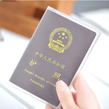 1buc Transparent Pașaportul Titularului de Silicon rezistent la apa Noroi ID Deținătorii de Carduri de Afaceri Card de Credit Card Bancar Card Titularii 9x 13.1 cm