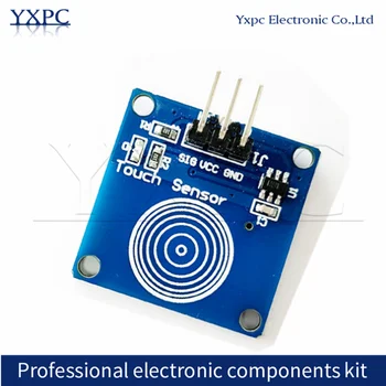 1buc TTP223 Atingeți Comutatorul Modul 223B 1 Canal Jogging Digital Senzor Tactil Capacitiv butonul pentru arduino KIT DIY