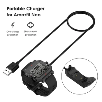 1m Rapid USB Cablu de Încărcare Pentru Huami Amazfit Neo Ceas Inteligent Încărcător Cablu de Alimentare Adaptor Dock Încărcător pentru Huami Amazfit Neo