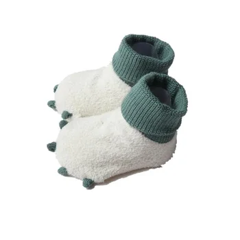 2019 Nou drăguț de toamnă și de iarnă nou-născut sosete casual copilul cald picior ciorap non-alunecare podea șosete Copii Elementul calceta de bebe