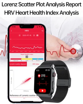 2022 Glucoza din Sange Ceas Inteligent Femeile de Sănătate ECG Tensiunii Arteriale Organism de Monitorizare a Temperaturii Smartwatch rezistent la apa Bărbați Pentru Xiaomi