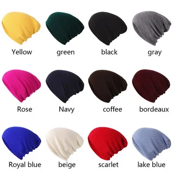 2022 NOUA culoare Solidă pulover cu dungi cu pălărie toamna și iarna cald pălărie tricotate personalizate în aer liber sălbatice ureche pălărie de protecție