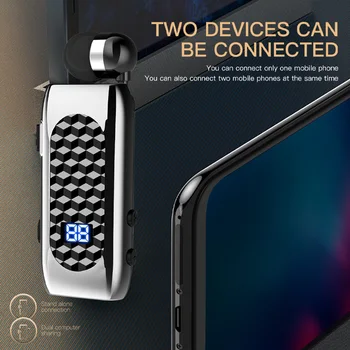 2022 Vânzare Fierbinte K55 K53 Afaceri Cască Bluetooth Lavaliera Handsfree Wireless Casti Vibrații Funcția Memento Sport Headse