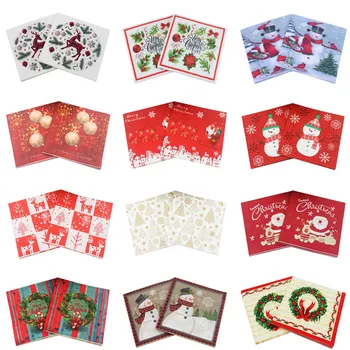 20buc Anul Nou 2023 Crăciun Șervețele de Hârtie Xmas Party Tacamuri Ornamente, Decoratiuni de Craciun pentru Casa Masă Navidad 2022