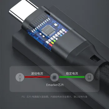 20Gbps USB3.2 Gen2X2 USB-C La USBC Cablu pentru Samsung SSD X5 Compatibil cu Thunderbolt 3 PD100W 4K Vide pentru Samsung Macbook Pro