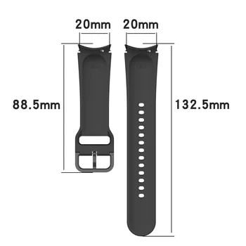 20mm Trupa Ceas Pentru Samsung Galaxy Watch 4 Classic 46mm Smartwatch 42mm Silicon Brățară Sport Galaxy Watch 4 44mm 40mm Curele