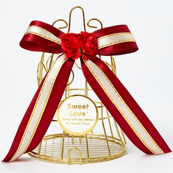 30pcs Bomboane de Nunta Cutie de Tablă cositorită colivie cadou pungi cu mânere ciocolata favoarea cutii de ambalaj cutie cadou Drajeuri pentru nunta