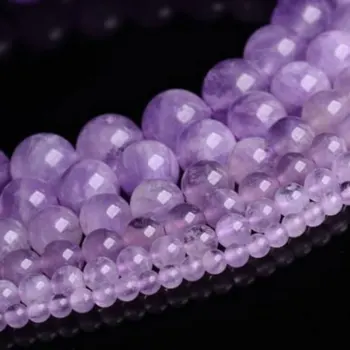 4-12mm Natural Violet Ametist Quartzs Margele Rotunde DIY Margele Vrac Pentru a Face Bijuterii Accesorii margele 15
