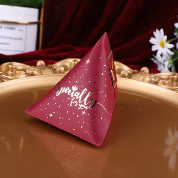 50Pcs Aur Infoliere Nunta Drajeuri Cutie de Carton Colorat de Ciocolată Cutii de Cadouri pentru Oaspeții de Crăciun XMAS Festival Consumabile Partid