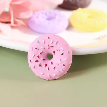 5pcs Fals Gogoși Desert 2.8 cm Simulare Gogoașă inghetata de Ciocolata Bomboane Artificiale 3D Bucătărie Fals Food Micromodel Jucarii
