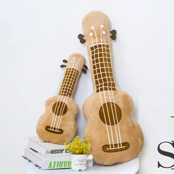 70cm Chitara Ukulele Pernă de Pluș Umplute Instrument Muzical de Jucarie Cadou pentru Copii, Cadou pentru Băiat Muzica de Club Cadou Perna