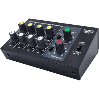 8 Canale de Sunet Universal Mixer Digital de Reglare Microfon Consolă de Amestecare Mono/Stereo Mono/Stereo UE/SUA Plug