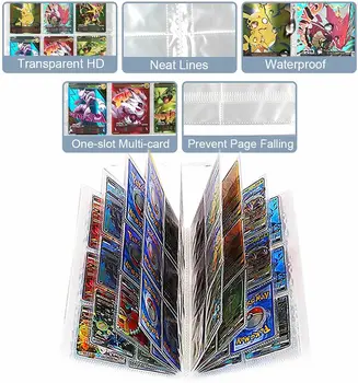 9 Buzunar 432 Card Anime Pokemon Album Carte Colecție de Card Titular de Joc Joc Hartă Pokemon XY Liant Folder List Copii Jucarii Cadou