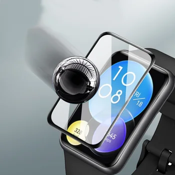 9D Curbe Moi din Fibre de Protecție Nu Glass Pentru Huawei Watch se potrivește /potrivesc 2 Smartwatch Plin Ecran de Protecție de Film de Acoperire Accesorii