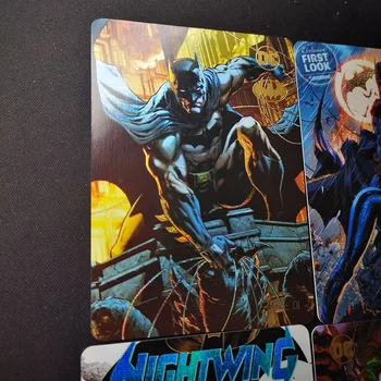 9Pcs/set Super-Erou frige Carduri Flash Batman Joker Superman Joc Anime Colecție de Cărți Rare Card Cadou Jucarii pentru Prieteni