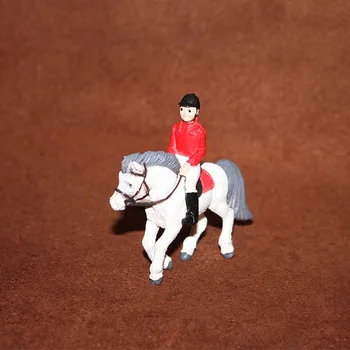 Anime Cifre Oraș De Sex Feminin Rider Zână Grădină Miniaturi Decor Western Cowboy Wrangler Figurina Figurina Copil Model Jucării
