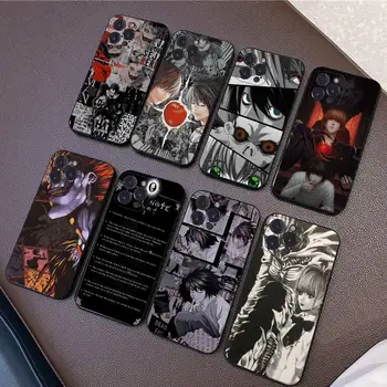 Anime Death Note Caz Telefon din Silicon Moale pentru iphone 14 13 12 11 Pro Mini XS MAX 8 7 6 Plus X XS XR Acoperi