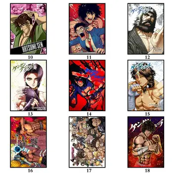 Anime Kengan Ashura Documentație Postere Si Printuri de Arta Fantezie Autocolant Perete Tablouri Canvas Arta de Perete pentru Decor Acasă
