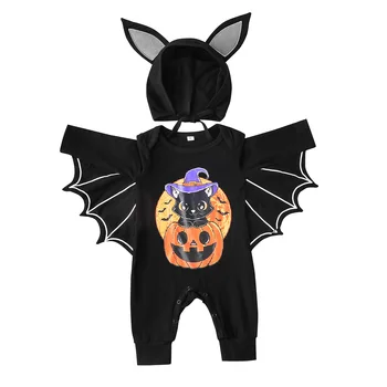 Bat Copii Pentru Sugari Din Bumbac Salopetă De Halloween Pentru Copii Copilul Adorabil Animal Haine Salopeta Sfinților Costume