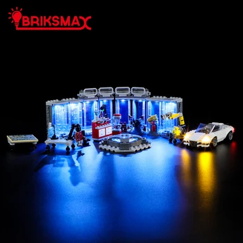 BriksMax Lumină LED-uri Kit pentru 76216 Blocuri Set (NU Include Modelul) Jucarii pentru Copii