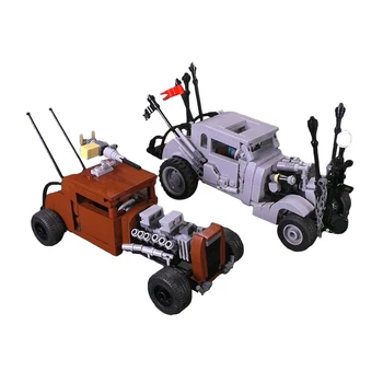 Buildmoc Max Nebun Tehnice Nux Masina Hot Rod MOC Set de Blocuri de Construcție Truse de Jucarii pentru Copii, Cadouri pentru Copii Mașini de Jucărie 701PCS Cărămizi