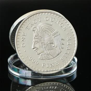 Cadouri de Anul nou Mexican Maya 1oz 999 Bine Monedă de Argint Maya Calendar Aztec Profeția Cultura Crăciun Monede de Suveniruri