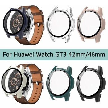 Caz de protecție Pentru Huawei Watch GT3 42mm 46mm Ecran Protector Cover Pentru Huawei Watch GT 3 42mm 46mm Sticla Caz Shell