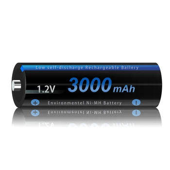 CITYORK baterie AA 1.2 V AA baterii reîncărcabile 3000mAh 1.2 V Ni-MH original aa baterii pentru camera foto ,jucarii