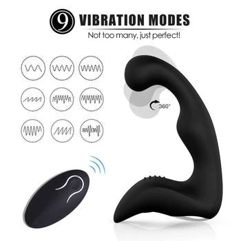Control de la distanță de Prostata Masaj de Încărcare USB Anal Fundul Fișe G-Spot Vibrator din Silicon Adult Sex Machine magazin Jucarii Pentru Barbati Femei