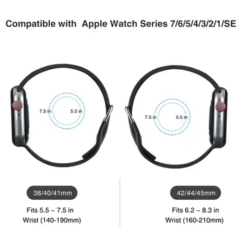 Curea din silicon Pentru Apple Watch band 44mm cu diametrul de 40mm, 45mm 41mm 38mm 42mm 45 40 44 mm Respirabil bratara iWatch serie 3 4 5 6 7 se trupă
