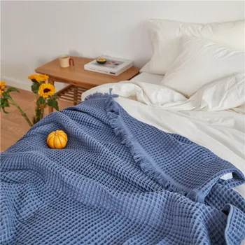 Cutelife Nordic INS Galben Bumbac Carouri Tricotate Pătură Moale pe Canapea Cuvertură de pat Portabil Pătură Acasă Decorative Pufos Pat Pătură