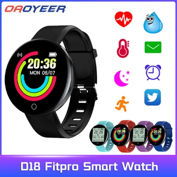 D18 Sport Fitness Ceas Inteligent Bărbați Femei Smartwatch Tensiunii Arteriale Impermeabil Ceasuri Digitale Tracker Pentru Xiaomi Android IOS