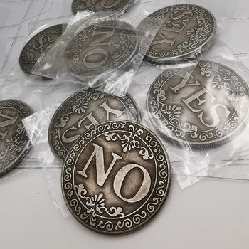 Da sau Nu Moneda Comemorativă Moneda Norocoasă Da NICI o Scrisoare Colecție de Monede de Artă Monedă Comemorativă Magic Toy de Monedă