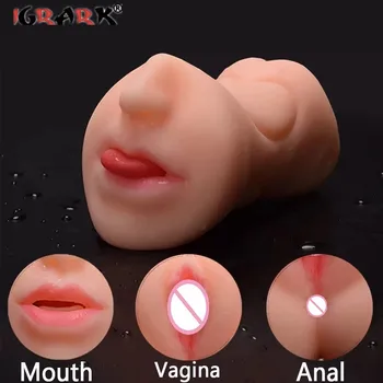 De Sex Masculin Penisului Masturbator Realist Vagin Gura Pizde Analsex Erotic Produse Adanc Pe Gat Oral Jucarii Sexuale Pentru Barbati Plăcere Jocuri Pentru Adulți
