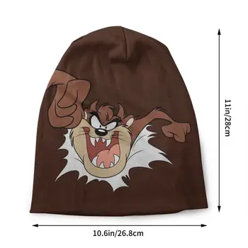 Diavolul Tasmanian Capota Pălării De Moda De Tricotat Pălărie Pentru Femei Barbati Toamna Iarna Cald Taz De Desene Animate De Benzi Desenate Chelioși Căciuli Capace