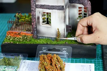 Diorama Mult Arbuști, Iarbă, Vegetație Militar Model De Scena Face De Nisip De Masă Construcții De Bricolaj, Materiale De Decor În Aer Liber Layout