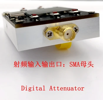 DYKB DC-3GHZ 90DB Digital Atenuator program-controler de 0,5 dB pas TFT suport TTL port serial de comunicare