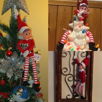 Elf De Crăciun Doll Rosie Papusa Drăguț Pandantiv Crăciun Ornament Crăciun Fericit Partid Decor Provizii Pentru Acasă An Nou Fericit 2023 Navidad