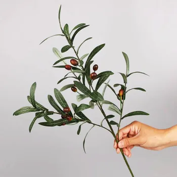 Elm Frunze Artificiale Flori Faux Ficus Crenguță De Simulare Eucalipt Ramură Verde De Plante De Plastic Biroul De Acasă Decorare Ramuri