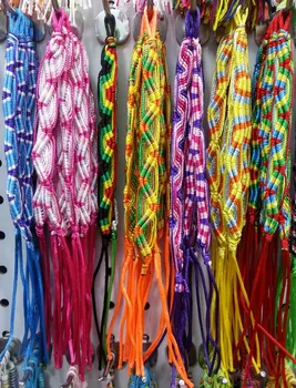 En-gros 120p Colorate Împletite, Țesute Brățară de Prietenie Largi Retro Manual Nepal Geneva Brazilian Multicolor String Cordon