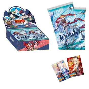 Genshin Impact Carduri de Colectare de Hârtie Borad Jocuri de Copii Anime Periferice Caracter Copil Cadou de Joacă Jucării