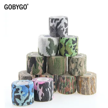 GOBYGO 5CM*450 CM Auto-Adeziv Bandaj Elastic Non-Țesături Kinesiology Tape Echipament de Protectie Genunchi cu Sprijin pe Cot Prejudiciu Pad